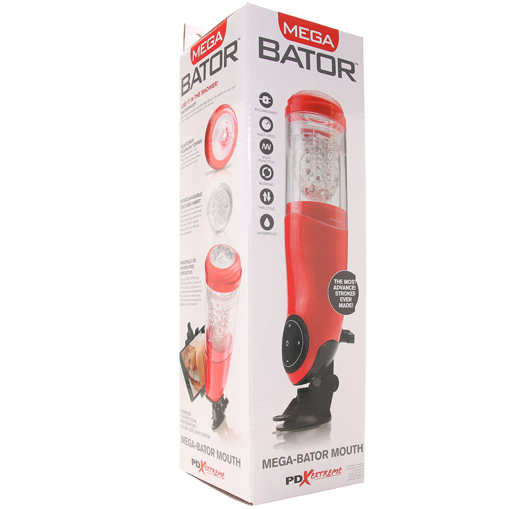 Extreme Mega-Bator Mouth in Red/Clear