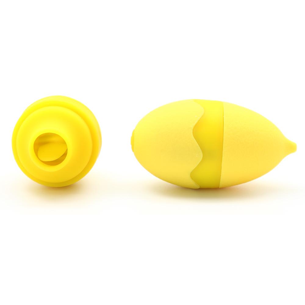 10 Speeds Rechargeable Silicone Lemon Vibrator with Tongue - Sexy.Delivery Sex Toys Delivery
