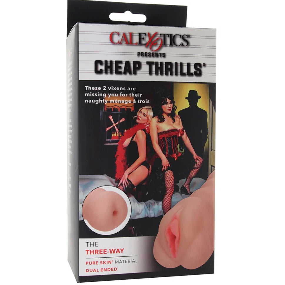 Cheap Thrills The Three-Way Pure Skin Stroker
