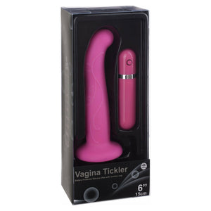 PGL Vagina Tickler – Vibrating Dildo - Pink