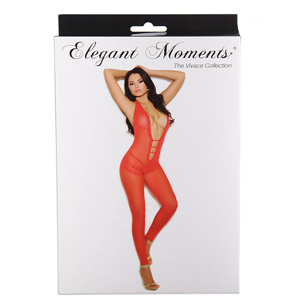 Elegant Moments - Vivace Collection Body Stocking - RED