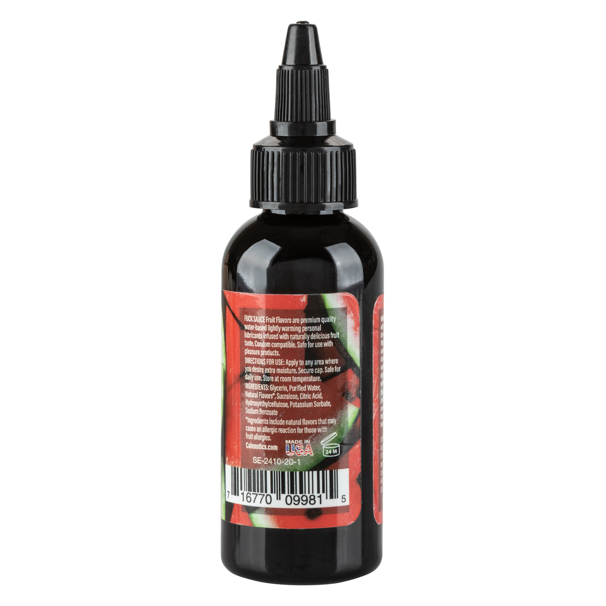 CalExotics® – Fuck Sauce – Water-Based Lubricant – Watermelon - 2oz/60ml