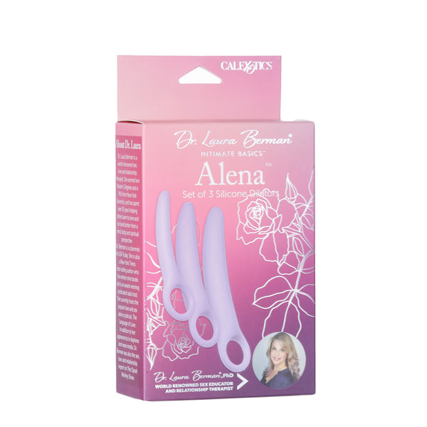 CalExotics® Dr. Laura Berman® Alena™ – Set of 3 Silicone Dilators – Purple