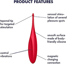 Load image into Gallery viewer, Satisfyer Twirling Fun Tip Vibrator
