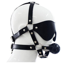 Load image into Gallery viewer, Black Mask with Ball Gag - Sexy.Delivery Sex Toys Delivery
