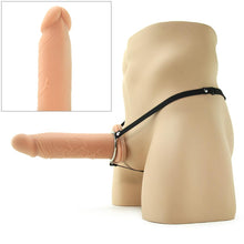 Load image into Gallery viewer, 8 Inch Silicone Hollow Extension in Flesh - Sex Toys Vancouver Same Day Delivery
