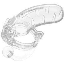 Load image into Gallery viewer, ManCage 11 4.5&quot; Chastity Device with Plug in Clear - Sex Toys Vancouver Same Day Delivery
