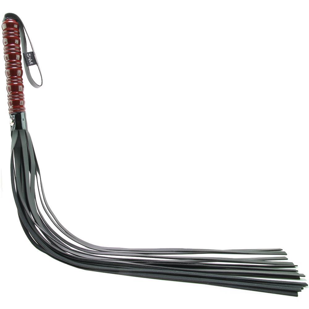 Sex & Mischief Mahogany Flogger - Sex Toys Vancouver Same Day Delivery