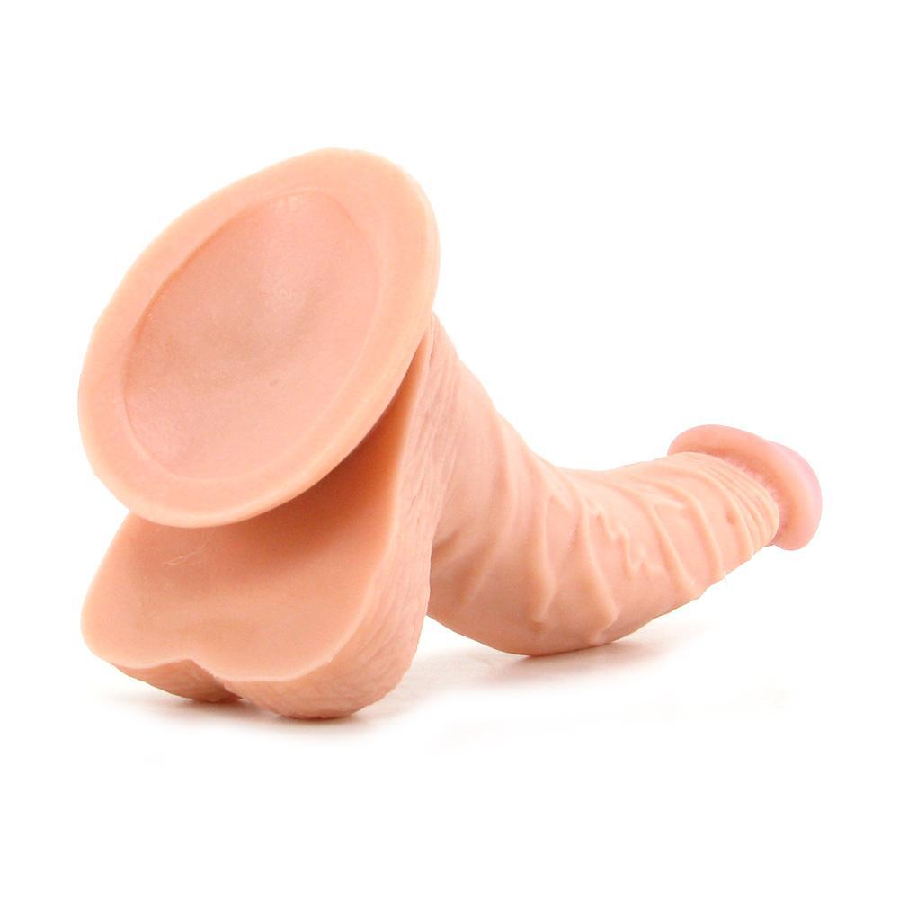 Real Skin Whoppers 8 Inch Dildo in Flesh - Sex Toys Vancouver Same Day Delivery