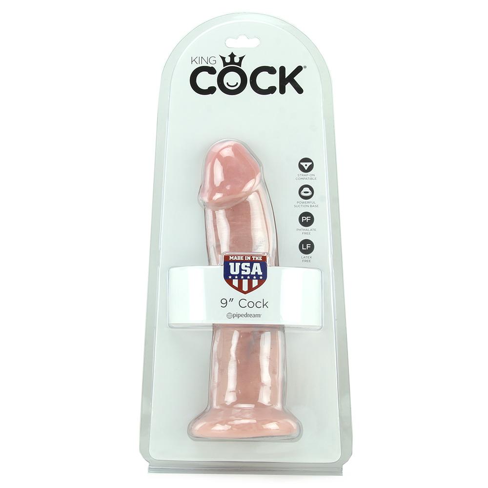 King Cock 9 Dildo in Flesh - Sex Toys Vancouver Same Day Delivery