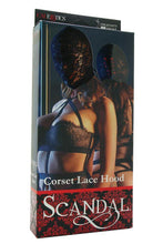 Load image into Gallery viewer, Scandal Corset Lace Hood - Sex Toys Vancouver Same Day Delivery
