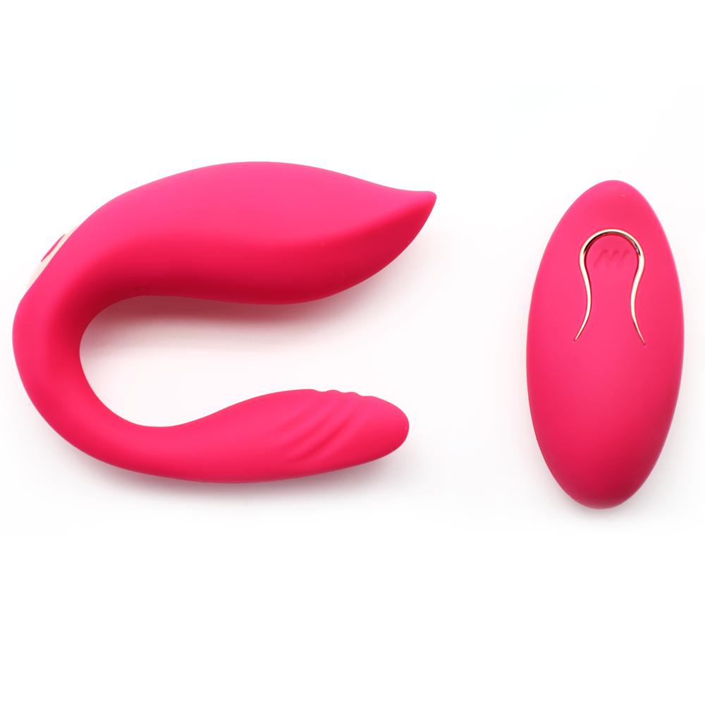 Remote Control 10-Speed Pink Color Rechargeable Silicone Vibrator (Dual Vibrators) - Sexy.Delivery Sex Toys Delivery