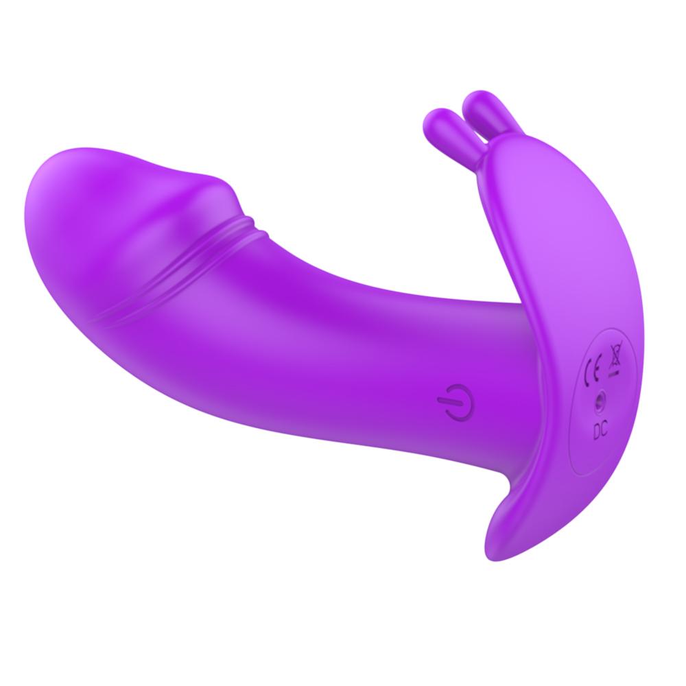 Purple Color 12-Speed Remote Control Rechargeable Silicone G-Spot Vibrator - Sexy.Delivery Sex Toys Delivery