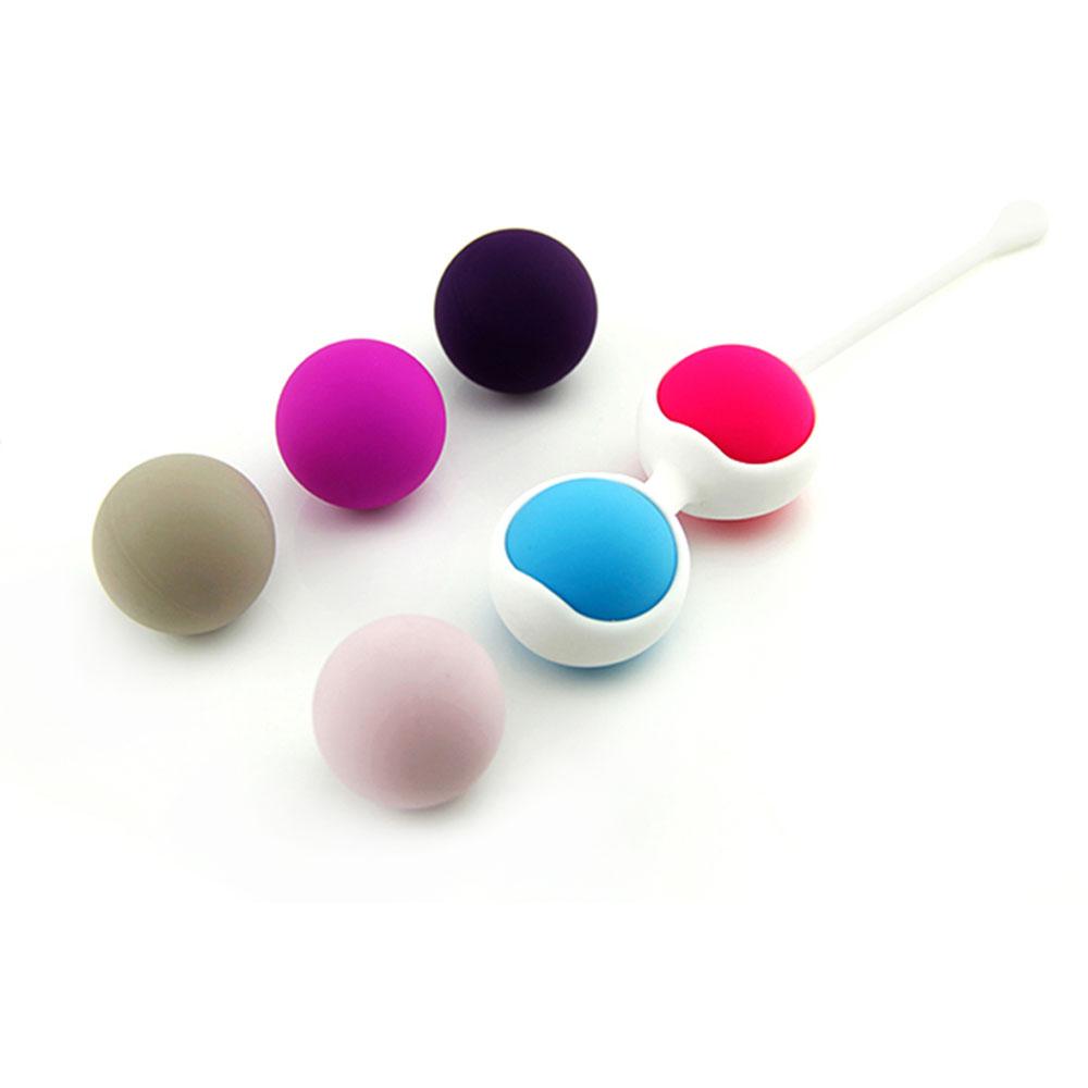 6 PCS Exchangeable Silicone Kegel Balls Kit with different weight - Sexy.Delivery Sex Toys Delivery