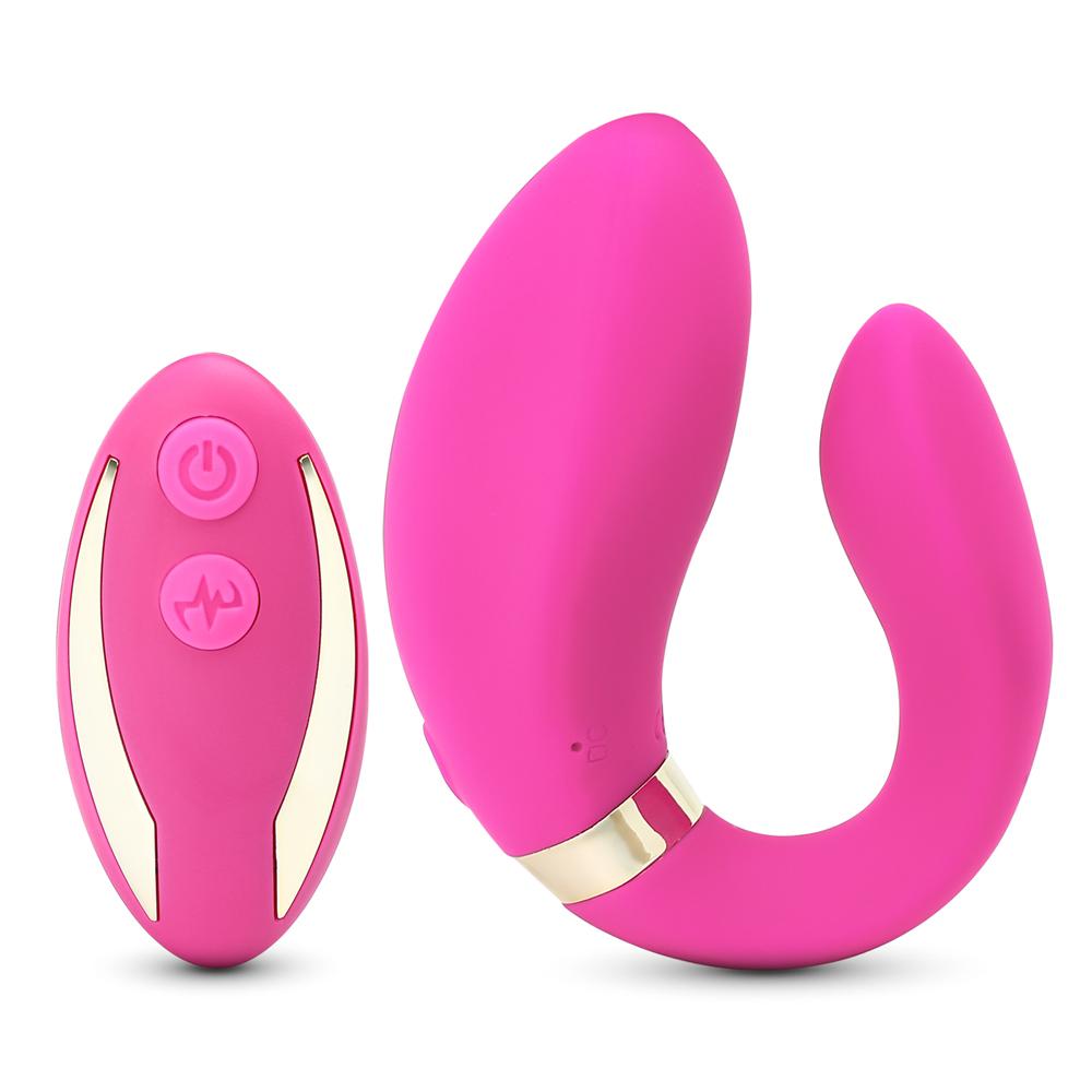 Remote Control Pink Color 9 Speeds Rechargeable Silicone Vibrators for Couples - Sexy.Delivery Sex Toys Delivery