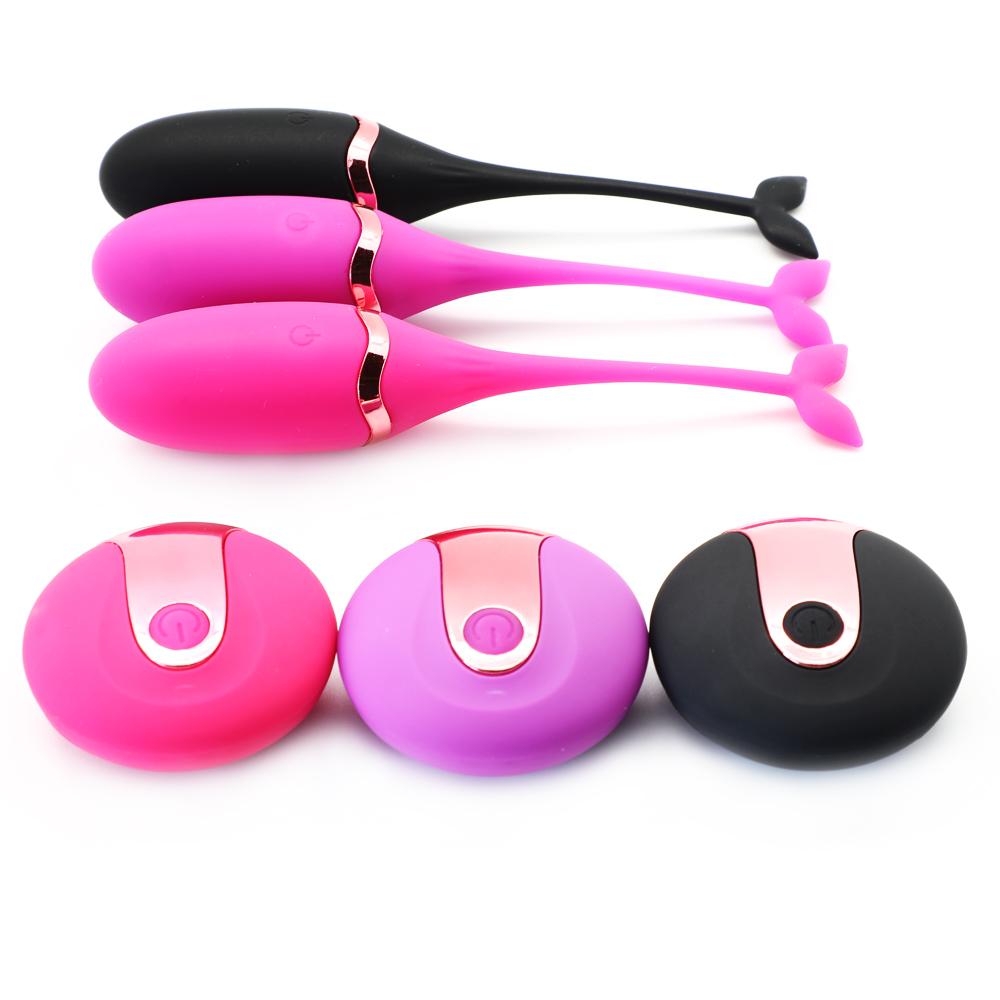 Purple Color 10 Speeds Rechargeable Silicone Remote Control Vibrating Egg - Sexy.Delivery Sex Toys Delivery