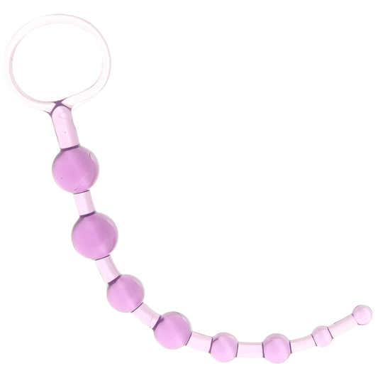 First Time Love Anal Beads in Purple