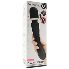 Load image into Gallery viewer, BodyWand Luxe 2-Way Wand in Black - Sexy.Delivery Sex Toys Delivery in Vancouver and Calgary
