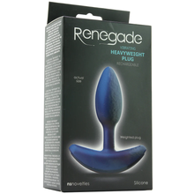 Load image into Gallery viewer, Renegade Small Vibrating Heavyweight Plug in Blue
