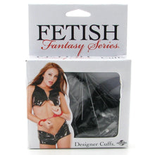 Load image into Gallery viewer, Fetish Fantasy Designer Cuffs in Black - Sex Toys Vancouver Same Day Delivery
