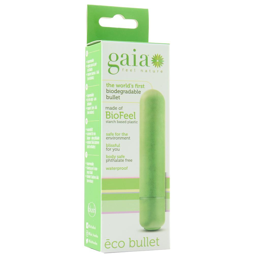 Gaia BioFeel Biodegradable Bullet Vibe in Green - Sex Toys Vancouver Same Day Delivery