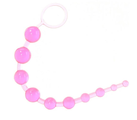 X-10 Anal Beads in Pink