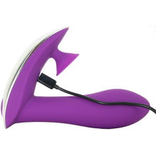 Load image into Gallery viewer, Infinitt Suction Massager Three Vibe in Purple - Sex Toys Vancouver Same Day Delivery
