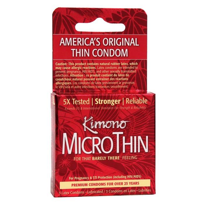 MicroThin Condoms in 3 PACK - Sex Toys Vancouver Same Day Delivery