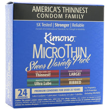 Load image into Gallery viewer, MicroThin Sheer Condom Variety Pack in 24 Pack - Sex Toys Vancouver Same Day Delivery
