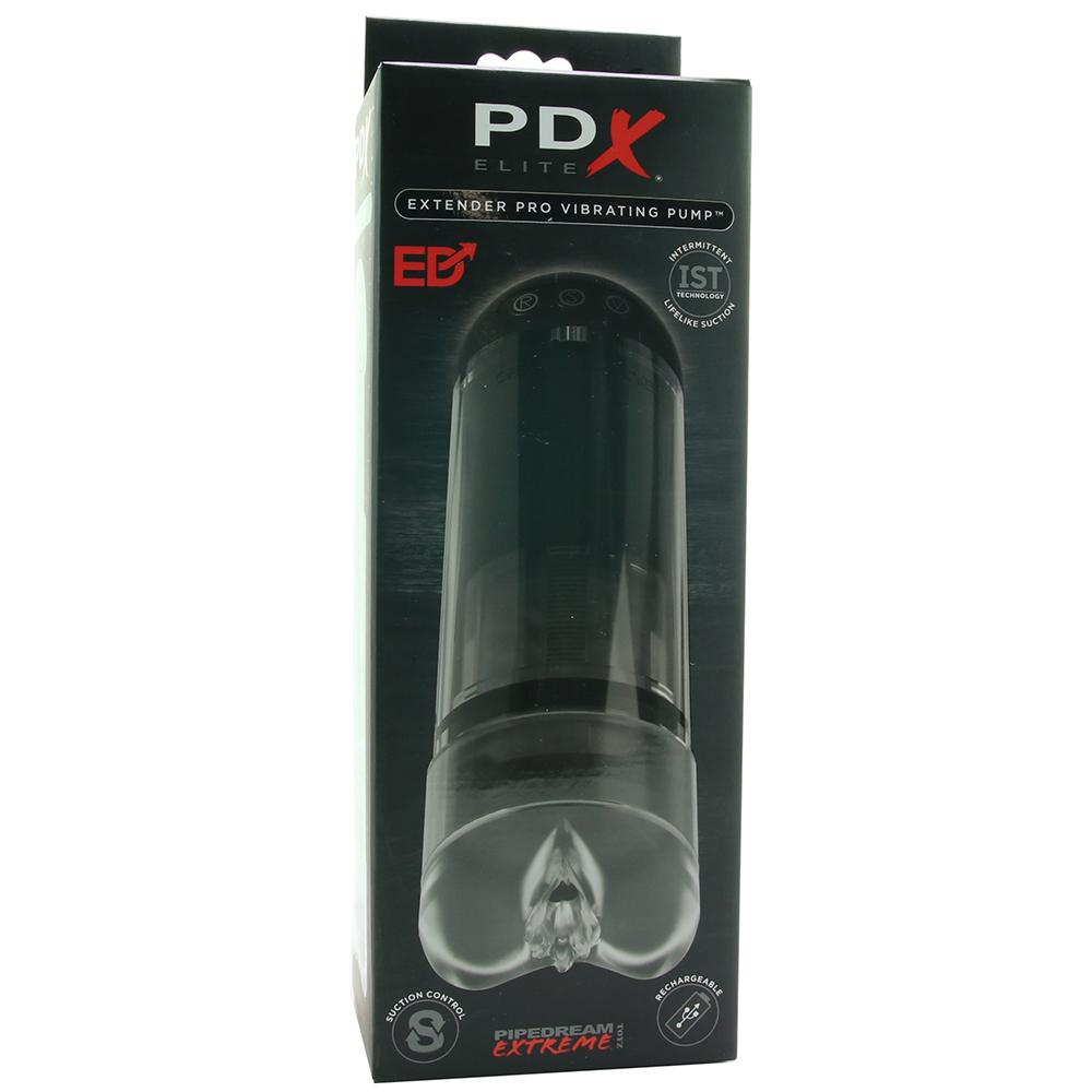 PDX Elite Extender Pro Vibrating Pump Stroker - Sex Toys Vancouver Same Day Delivery