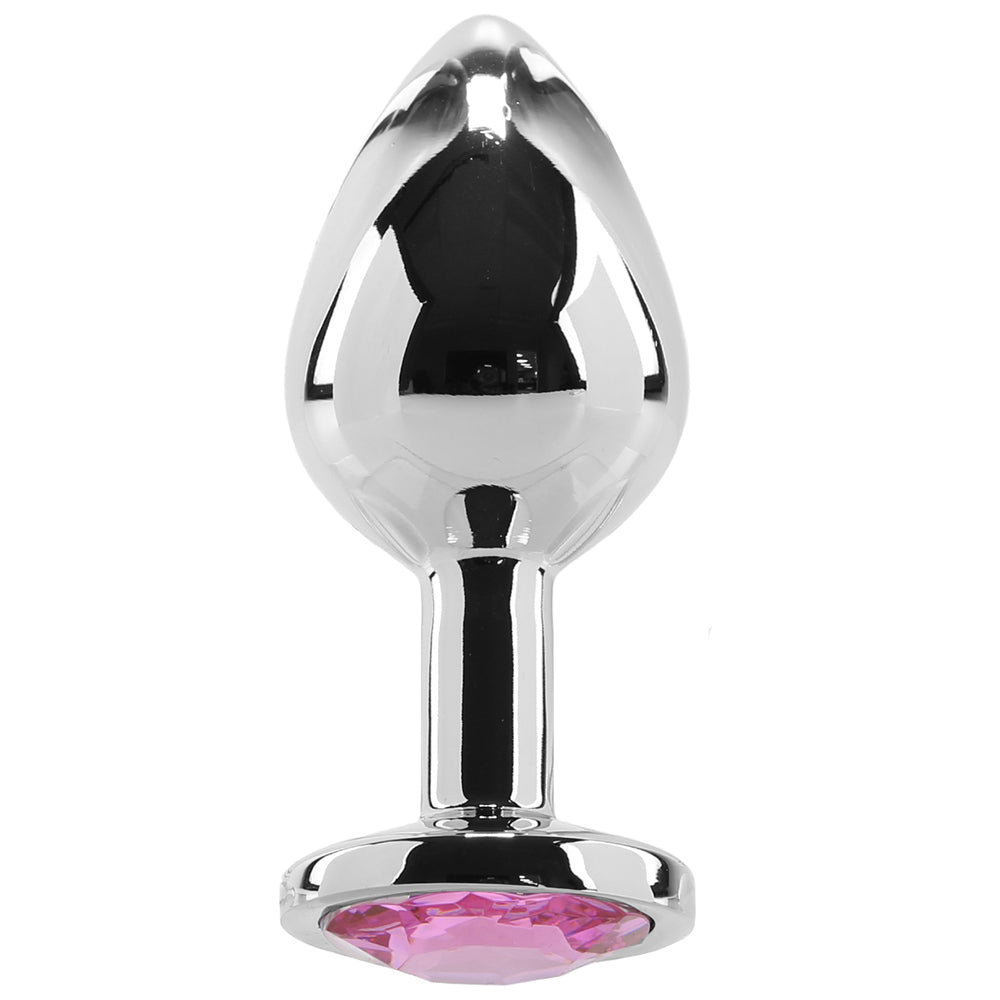 Pink Gem Anal Plug in Small