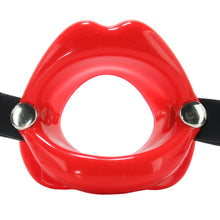 Load image into Gallery viewer, Silicone Lips Gag in Red - Sex Toys Vancouver Same Day Delivery
