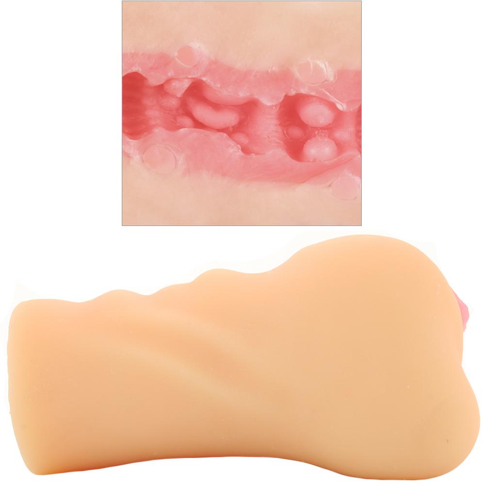 Stroke It Anatomical Pussy Stroker in Ivory - Sex Toys Vancouver Same Day Delivery