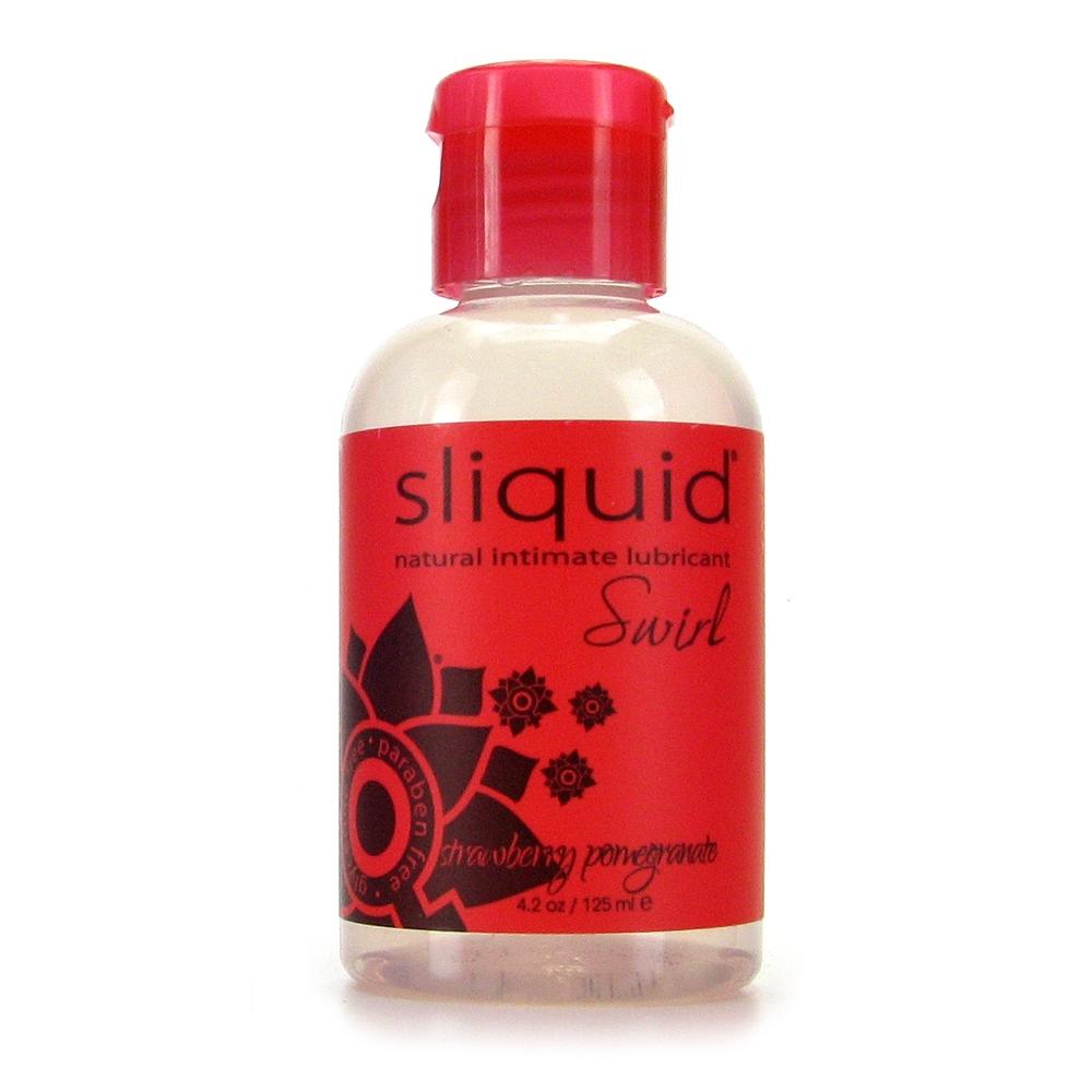 Swirl Flavored Lube 4.2oz/125ml in Strawberry Pomegranate - Sex Toys Vancouver Same Day Delivery